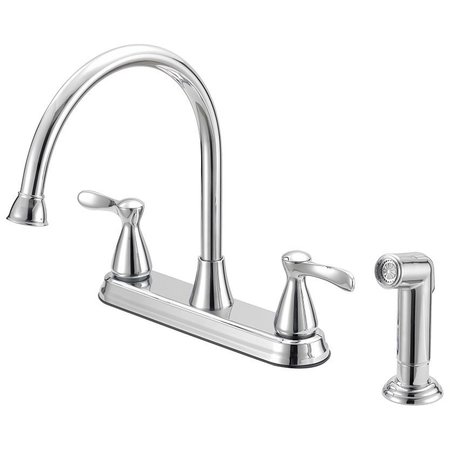 BOSTON HARBOR Boston Harbor F8210001CP Kitchen Faucet, 4-Faucet Hole, Chrome F8210001CP